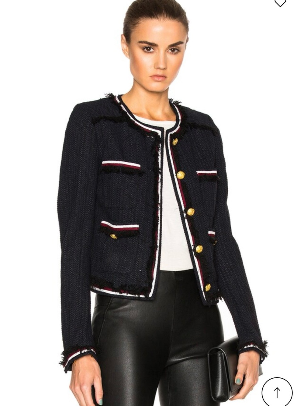 Veronica Beard Size 2 Eclipse Fringe Trim Jacket